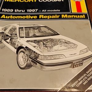 Ford Thunderbird Mercury Cougar manual